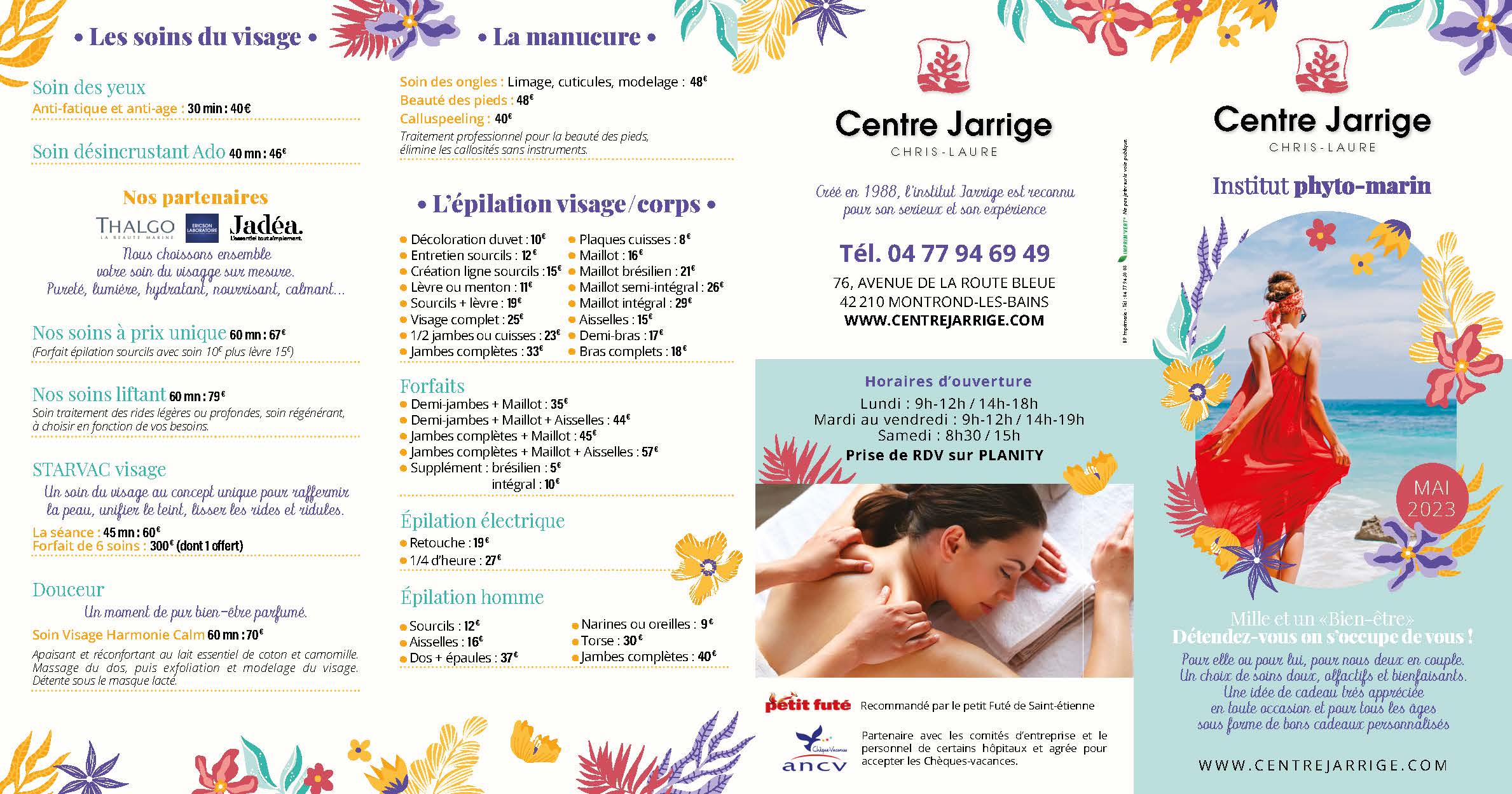 Plaquette Centre Jarrige 2023
